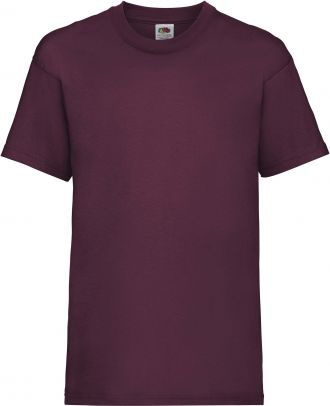 T-shirt enfant manches courtes Valueweight SC221B - Burgundy