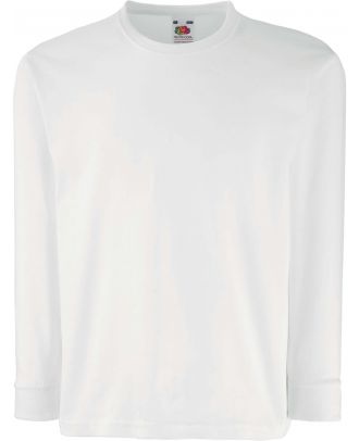 T-shirt enfant manches longues valueweight SC61007 - White