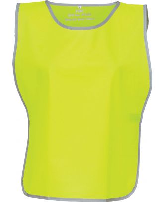 Chasuble à bordure réfléchissante HVJ259 - Hi Vis Yellow