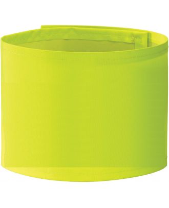 Brassard haute visibilité large personnalisable HVW066 - Hi Vis Yellow