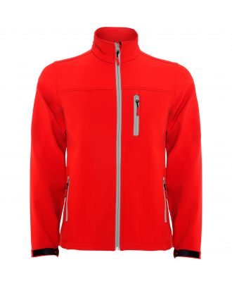 Softshell micropolaire manches longues ANTARTIDA rouge