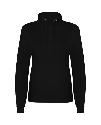 Sweat- shirt col roulé PETROS noir
