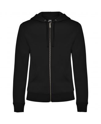 Sweat-shirt femme capuche VELETA noir