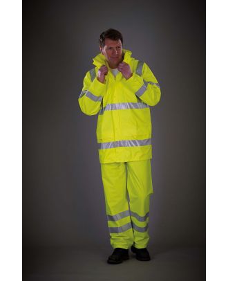 Veste de pluie respirante Hi-Vis Soft Flex YHVS450 - Hi Vis Yellow